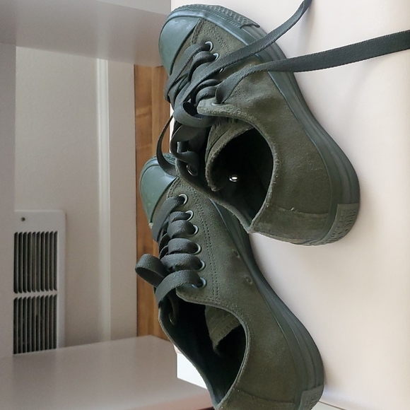 Olive/Army Green Converse Sneakers - Picture 3 of 6